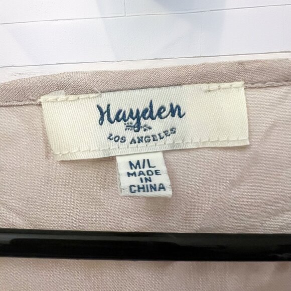 Hayden | M/L | Embroidered Kaftan With Tassels | Dusty Pink Taupe | NWT - Picture 6 of 9